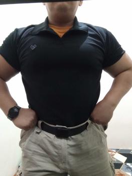 Product Review of Polo Motion Knit - All In Chris Putra - Premium Mango Knit T-Shirt Pria Oversize Baju Knit Pria Casual Comfortable from M** 0