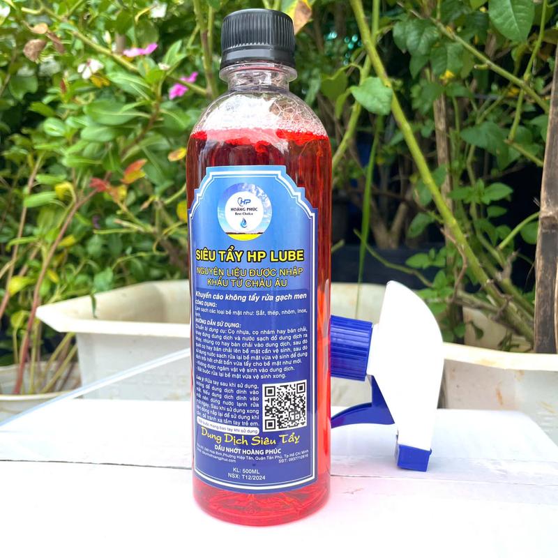 Nước Rửa Xe Tẩy Lốc Máy, Tẩy Rỉ Sét HP Lube 500ml, Tẩy Rỉ Sét Ố Vàng Kim Loại