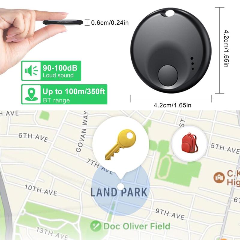 GPS Tracker for iOS, Anti-loss Reminder Device, MFI Rating Locator Key Pet Child Elderly Anti-loss Tracker, Smart Device Anti-loss Tracker 1