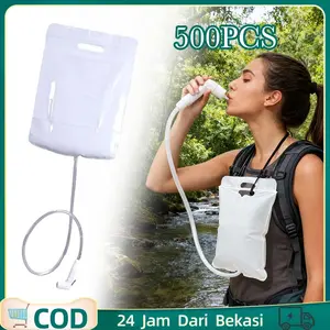 Kantong Shower Portable 10l Alat Mandi Outdoor Camp Shower Bag Untuk Traveling Dan Kegiatan Luar Ruangan