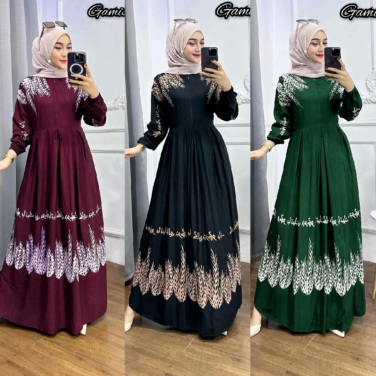 Gamis Twill Ori Busui Friendly Terbaru Dress Wanita Dewasa Muslim