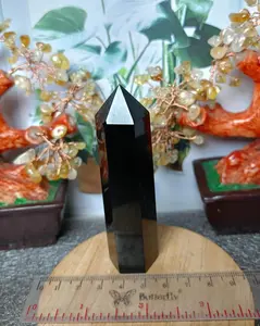 Natural Batu Pointer / Tower Black Obsidian (5)