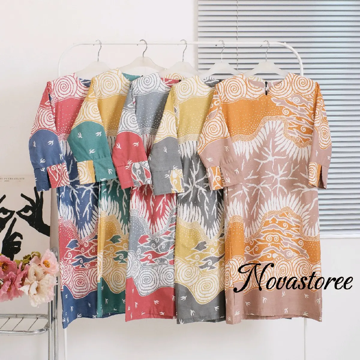 Tunik Batik Wanita Modern Premium Terbaru Katun