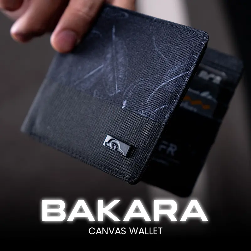 JFR Bakara Wallet - Dompet Pria Bahan Kanvas JP66 0