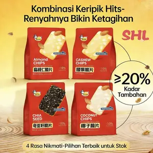 Pei Qi Tu Assorted Nut  Seed Chips Almond Cashew Chia Seed Coconut Healthy Crunchy Snack Cemilan Sehat Kaya Serat