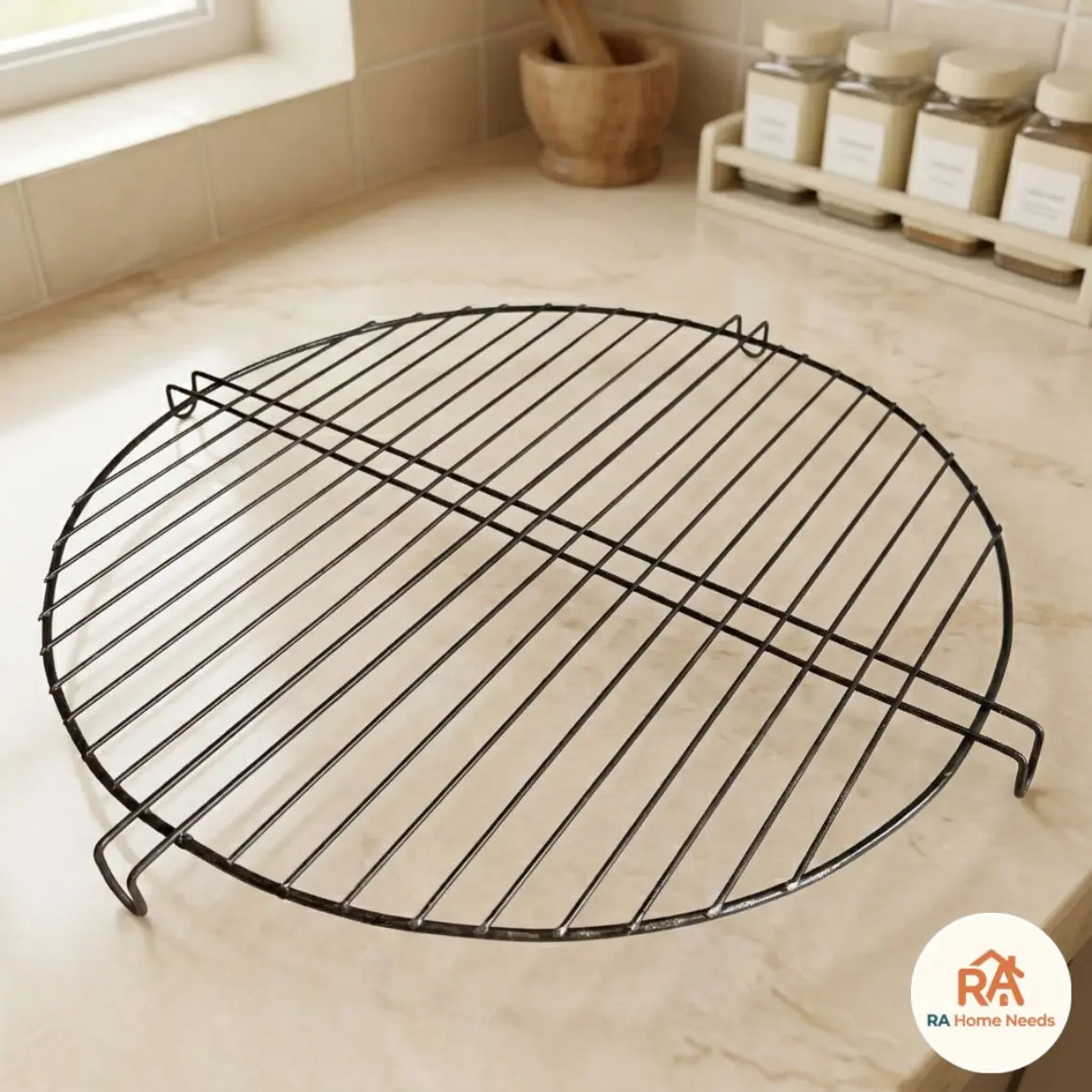 Tatakan / Panggangan Grill Putar Universal Jumbo Diameter 35cm Alat Pemanggang