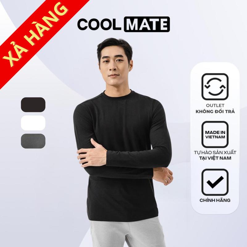   Outlet Không đổi trả  Áo giữ nhiệt Ex-Warm Lenzing Modal cổ ngắn - Coolmate 