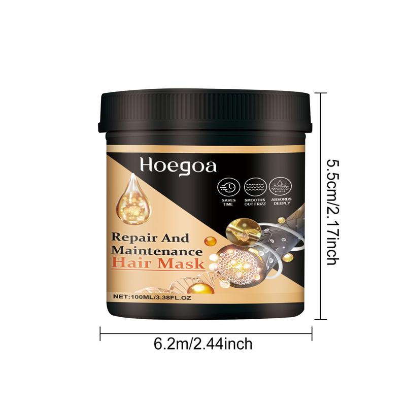 Product Introduction of HOEGOA Hair Mask Light And Non-sticky, Easy To Absorb, Long-lasting Hydrating and Moisturizing Nourish And Repair Hair Mask 100G 21