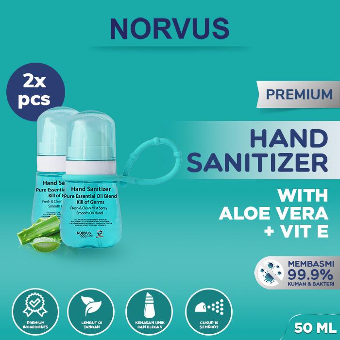 Gambar NORVUS - Hand Sanitizer 50ml 2x With 2x Strap untuk Semua Jenis Kulit - Hand Sanitizer dari Norvus Indonesia Kota Administrasi Jakarta Barat 5 Tokopedia