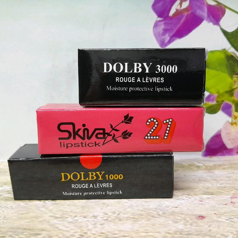 2 pcs ] LIPSTICK PADAT PUTAR MATTE KOSMETIK BIBIR  ECER Gloss Kering Mempercantik Merah 4