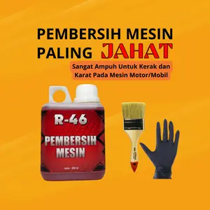 R46 CAIRAN PEMBERSIH KERAK KARAT BLOK MESIN Kendaraan MOTOR MOBIL SUPER AMPUH-ENGINE Car Karet