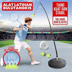 SET ALAT LATIHAN BADMINTON BULUTANGKIS XTRA RAKET BADMINTON/SHUTTLECOCK