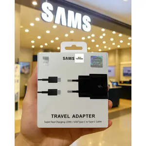 Charger SAMSNG 25W Type C Original Super Fast Charging 100% 1 set Adaptor Kabel Type USB C To C