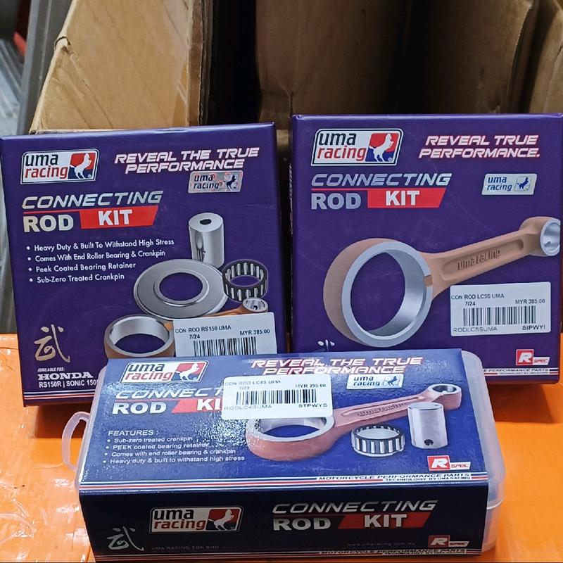 UMA RACING CON ROD KIT (STD) LC5S/Y15ZR/FZ150 & LC135 4S & RS150 ...