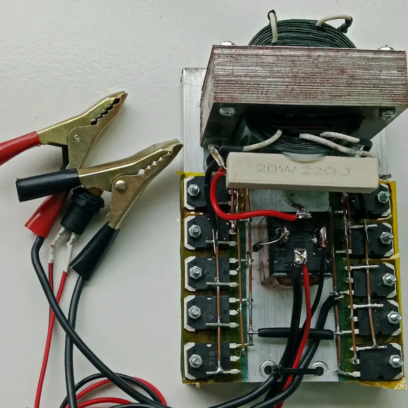 MESIN INVERTER 10 transistor 0