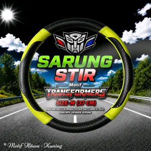 Sarung Stir  Motif Elegan Mobil Kijang Lama / Kijang Super / Krista / LGX / LX Sarung Stir Transformers