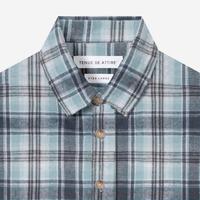 Gambar TENUE Kemeja Flannel Lengan Pendek - College - Navy Blue - L dari Tenue de Attire Kota Administrasi Jakarta Selatan 4 Tokopedia