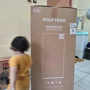 POLYTRON Kulkas 1 Pintu Beauty metal door 170 liter PRB 179B