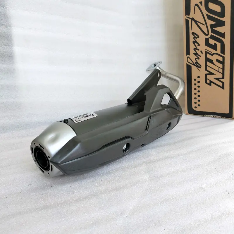 Knalpot Tabung Vario Beat Karbu Deluxe Scoopy Mio Sporty M3 - FULLSYSTEM LongYin Racing Suara Bass Adem Gerung Motor Motorcycle 8