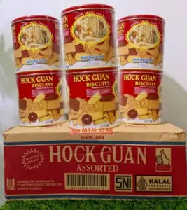 UBM HOCK GUAN ASSORTED BISCUITS BULAT 650 GRAM Cookies