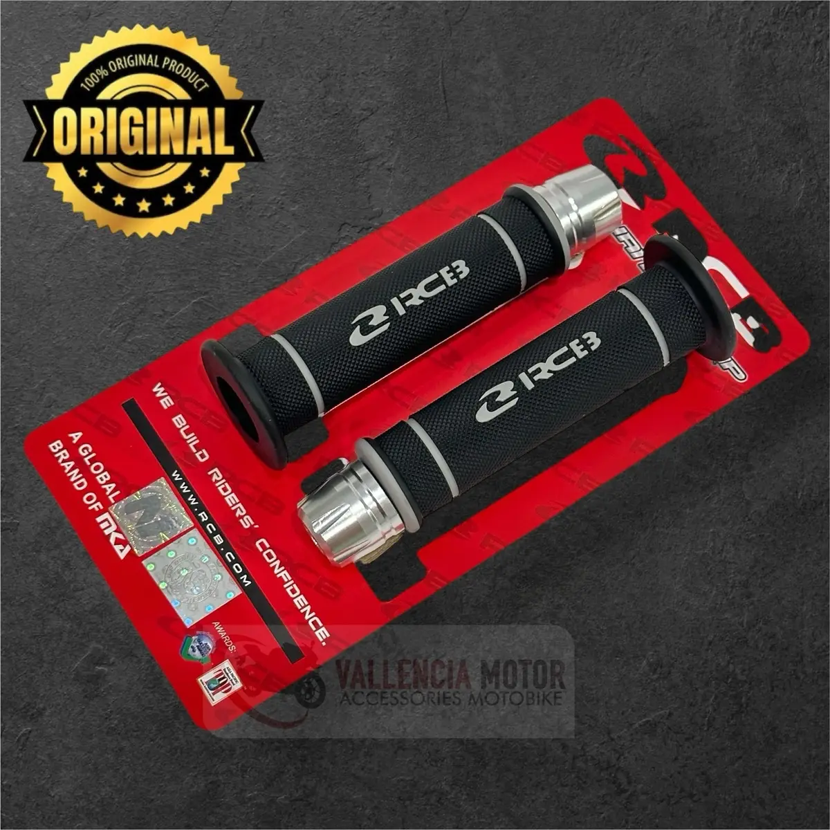 HANDGRIP RCB HG55 ORIGINAL + JALU STANG CNC UNIVERSAL SEMUA MOTOR