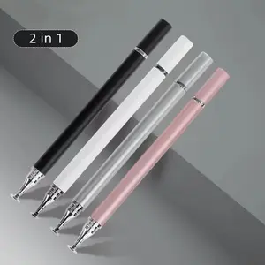 Stylus Pen Universal 2in1 Dual Tip CapacitiveTanpa Baterai All Device