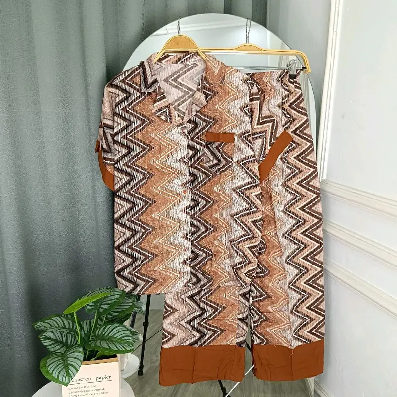 PIYAMA DANIA PDPJ JUMBO/ PIYAMA KOREA KERAH SAKU/ BAJU TIDUR WANITA KEKINIAN/ SETELAN PIYAMA WANITA LENGAN PENDEK CELANA PANJANG/ BAJU TIDUR FULL KANCING/ PAJAMAS RAYON BUSUI JUMBO MOTIF KARTUN KARAKTER Atasan 3