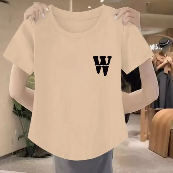Baju Wanita Oblong - Bahan Spandek Distro - Baju Lengan Pendek - Atasan - Baju Kasual - T-shirt COD 1