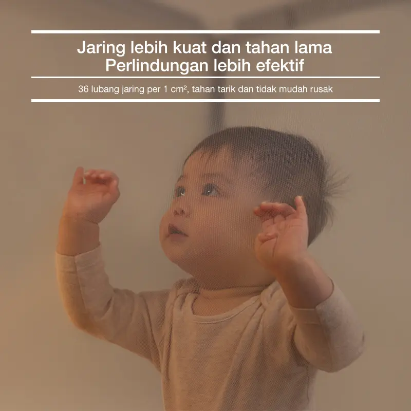 Medoga Kelambu Minimalis Simpel Anti Jatuh Anti Nyamuk Anak Bayi Dewasa Tidur Bedrail 120x200 180x200 4