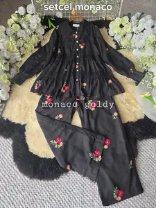 KenjiCollection SetCel Monaco Goldy Busui Friendly Katbol Bordir Import Premium BKK