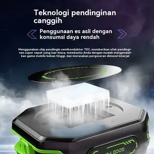 Oaktree JS86 Ai Cooler Radiator Pendingin HP Gaming Terlaris! Cepat Dingin, Anti Panas, Baterai Aman. Main Game Berjam-jam Tetap Lancar. Cocok Mobile Legends, PUBG, Free Fire.