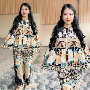 NABELLA- ONESET MAUDY RAYON PREMIUM LD 120CM SET CELANA KEKINIAN WANITA