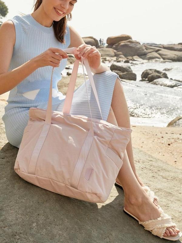【Live】BAGSMART Tas Tangan Perjalanan Wanita Tas Bahu Bagasi Kapasitas Besar Tas Olahraga Gym Tas Selempang Wanita Duffle untuk Wanita Travel 4