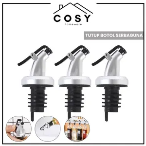 COSY Tutup Botol Kecap Minyak Kecap Sirup Madu / Penutup Botol Bottle Pourer With Stopper