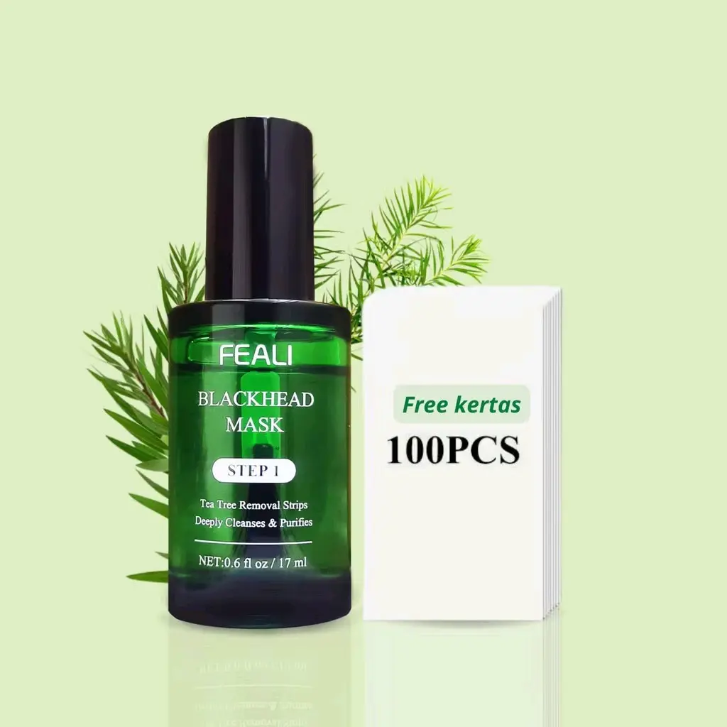 READY [BPOM] FEALI BLACKHEAD REMOVER MASK STEP 1 PEEL OFF / STEP 2.