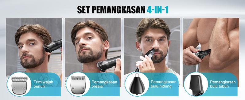 Product Introduction of Kensen Hair Clipper  Epilator Pencabut Bulu Alat Cukur Kumis Dan Jenggot Clipper all in one Alat Cukur Rambut 1