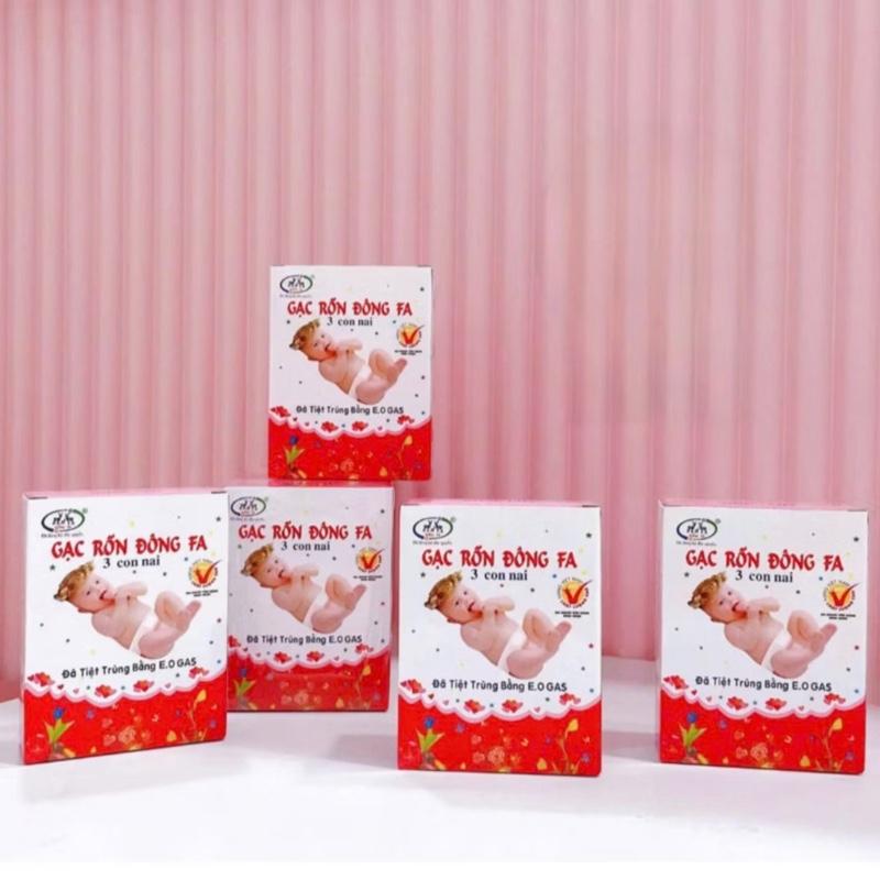[COMBO 5 HỘP] Băng Rốn Cho Bé Đông Fa - Gạc Băng Rốn Kháng Khuẩn, Tiệt Trùng, An Toàn Cho Bé
