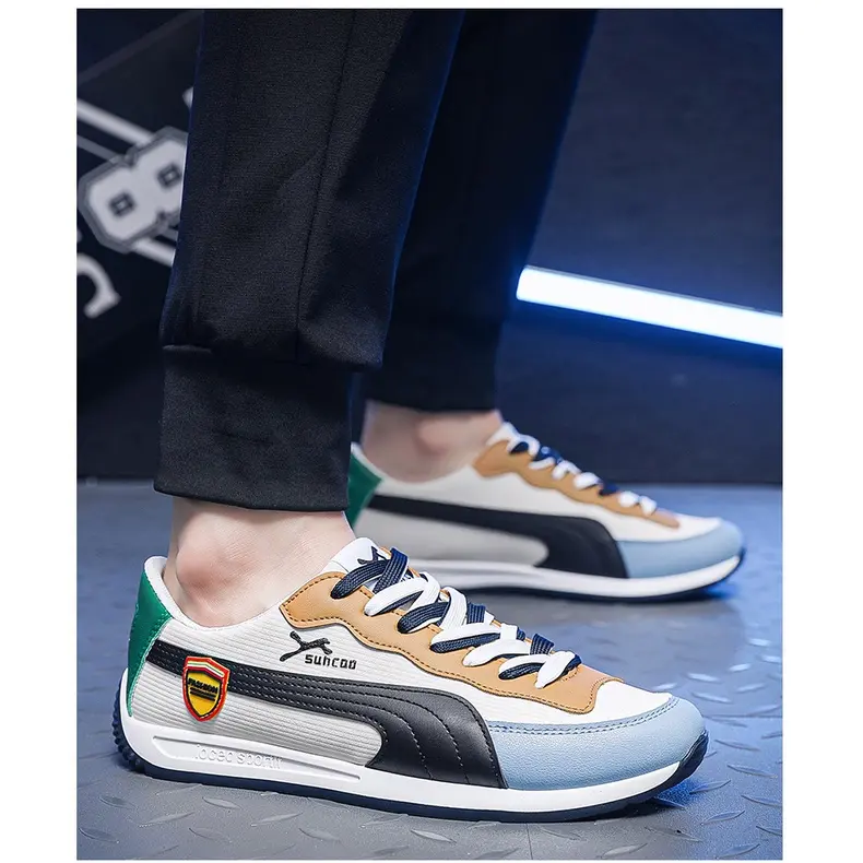 FREE BOX SEPATU SPORT SNEAKERS PRIA SUNCAO FASHION NEBEL NEW IMPORT BISA COD 3