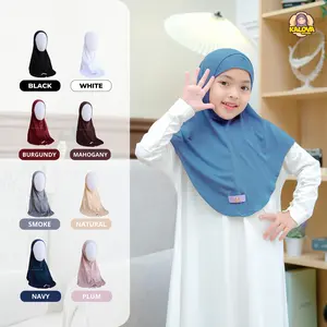 Kalova - Kaluna Hijab Instan Bergo Kids Rayon Non Pad Size M