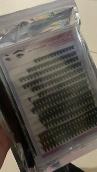 Product Review of European and American Thick Large Displacement 280 Clusters D Curved DIY Eyelash Segmented Single Cluster Grafting False Eyelashes from ** 0