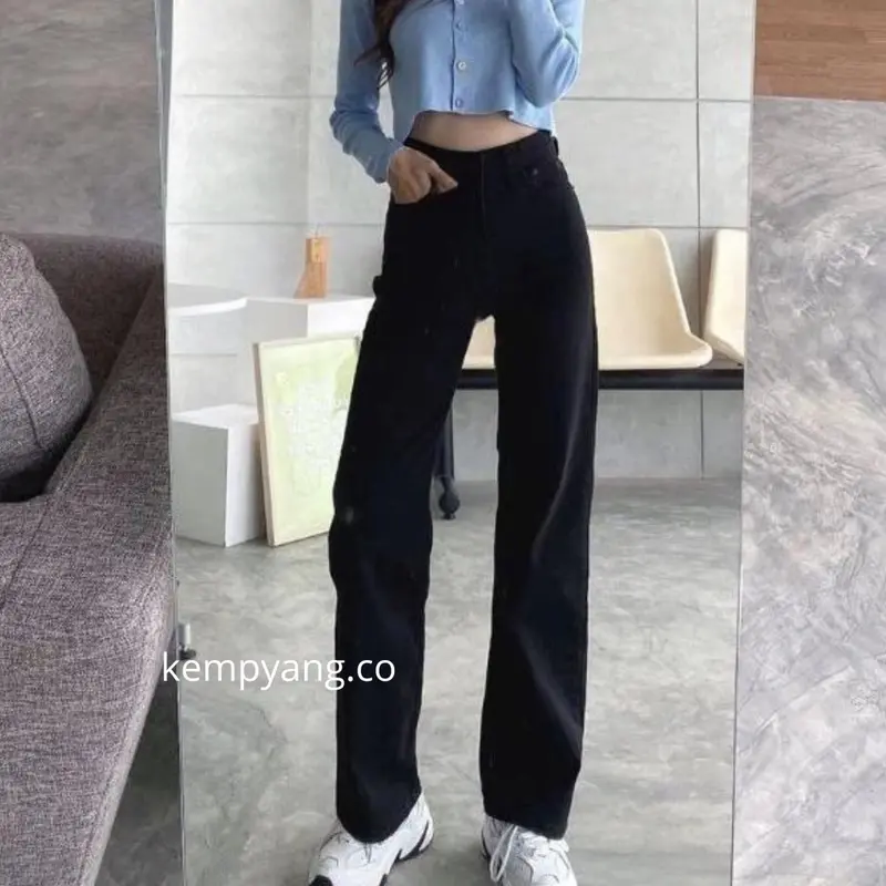 KEMPYANG - Hightwaist Kulot Loose Jeans Hangover Vol 1 2