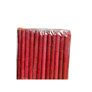 Lilin Merah T02-Isi 50 Panjang 16 Cm Diameter 1,2 Cm Candle-Lampu-Murah (T02-50-MERAH)