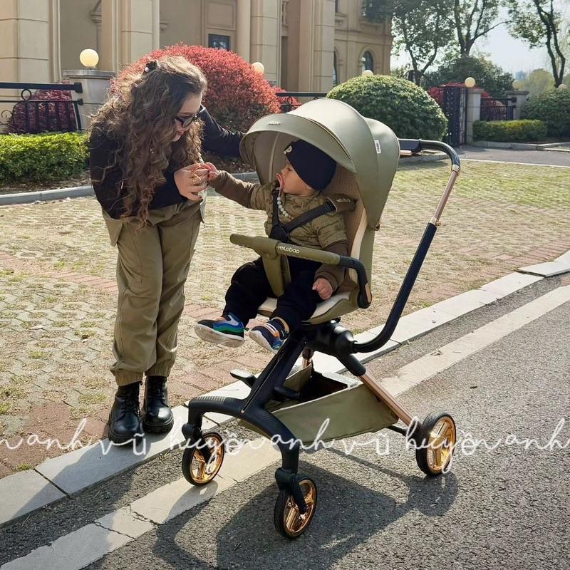 Xe đẩy WEILEBAO NÂNG CẤP 936s . Dùng được cho bé từ sơ sinh - 6 tuổi . Haolaifu xe đẩy trẻ em cao cấp gấp gọn