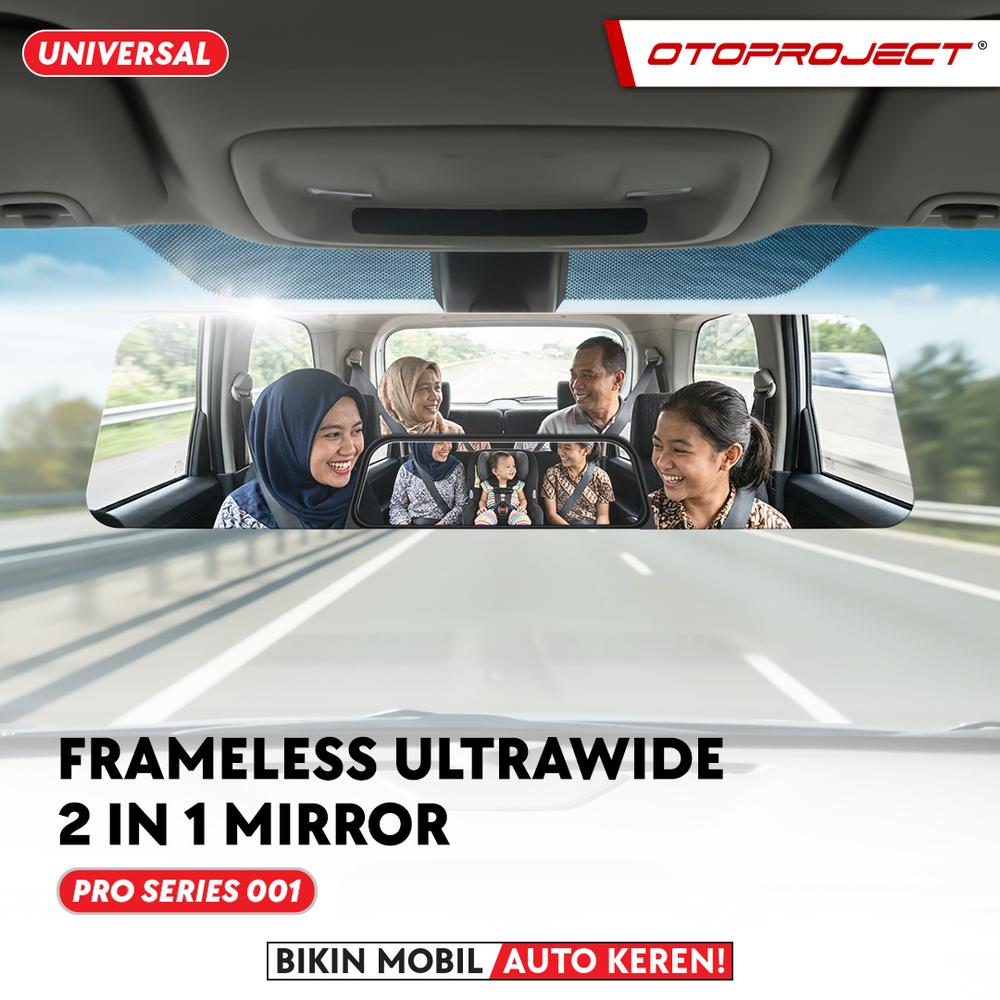 Otoproject – Car Center Rear View Mirror Pro Series 001 | Spion Tengah Ultra Wide Multifungsi - Pro Series 001