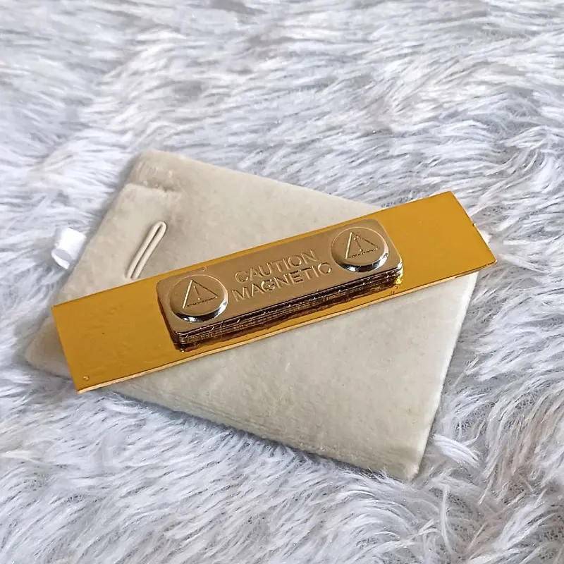 BROSS NAMETAG TIMBUL CUSTOM TITANIUM LAPIS EMAS 2