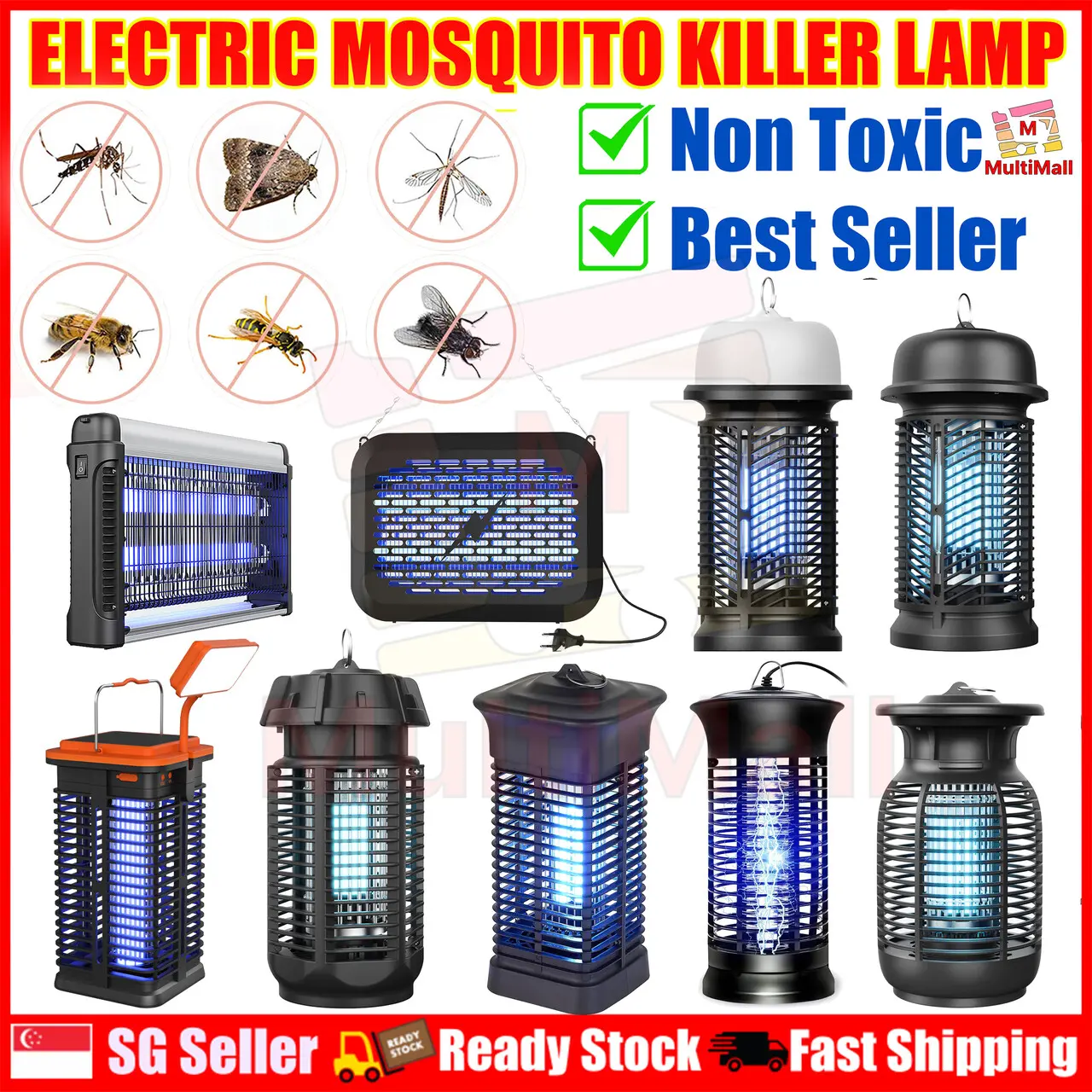 New Electric Mosquito Killer Lamp 6W/15W/20W/16W Square | EU 2PinPlug| Mosquito Trap| Mosquito Lamp UV| Mosquito repellent electric| Mosquito Swatter| Mosquito Trap Indoor| Mosquito Trap UV| Mosquito Trapper| Mosquito Light Tube| Mosquito Light Trap|