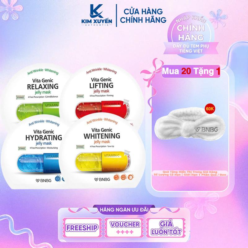  Mặt nạ dưỡng da Bnbg Vita Genic Jelly 30ML -  Skincare 10M 20M 