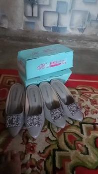 Product Review of HMF Yuiko High Heels Mules Wanita 7 cm AR08 from b**s 1