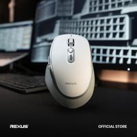 Gambar REXUS Flow QZ20 Ergonomic Silent Click Wireless - Office Mouse Wireless dari Techno Computer Bali Kota Denpasar 5 Tokopedia