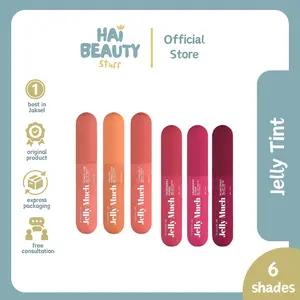 Madame Gie Jelly Much Liptint - Glossy Liptint Lipgloss Lipstick Bibir Kering - Hai Beauty Stuff